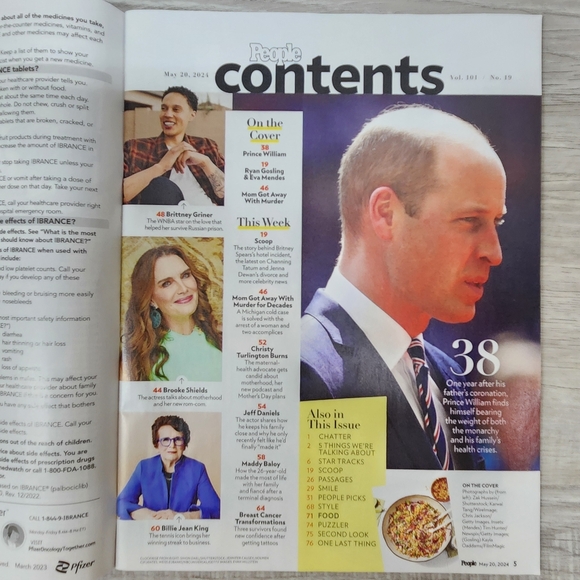🍭7/$15 People Magazine May 2024 Prince William - Picture 2 of 4